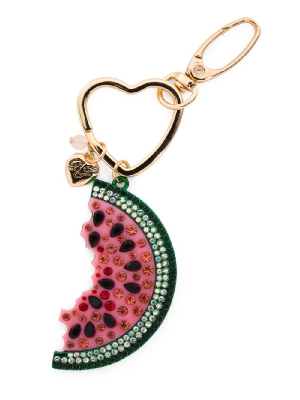Betsey Johnson Watermelon
Keychain/Bag Charm with Heart Clasp
NIB